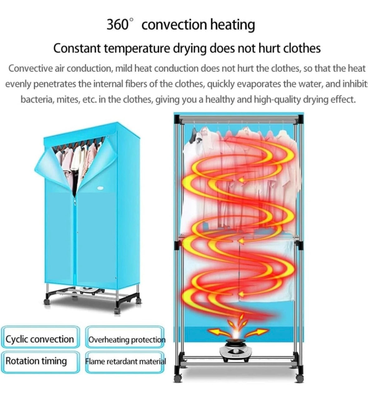 Dry box, asciugatrice ad alta velocità e basso consumo 1000W