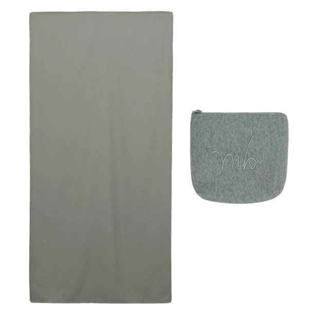 Telo in microfibra 90x170 cm con pochette in microspugna