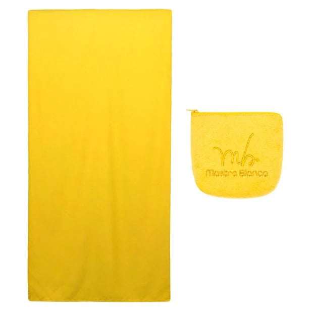 Telo in microfibra 90x170 cm con pochette in microspugna