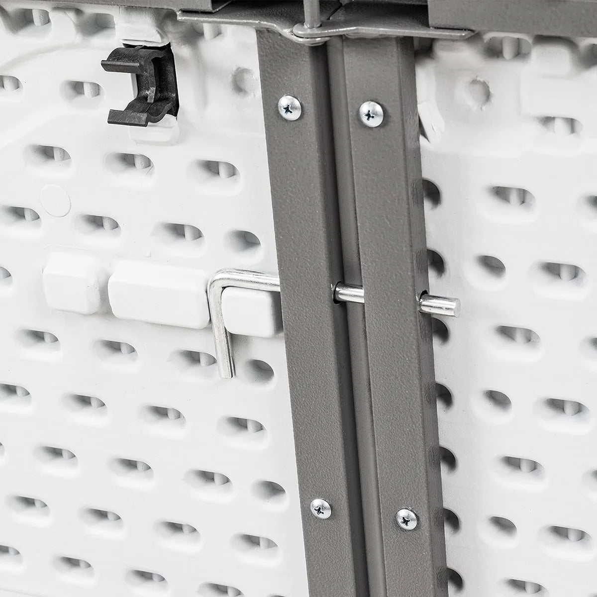 Tavolo Pieghevole Portatile salvaspazio | Tavolo richiudibile
I Tavolo da campeggio con
Sistema di Blocco di Sicurezza, Fino a 6 Persone - 180x75x74 cm (Bianco)