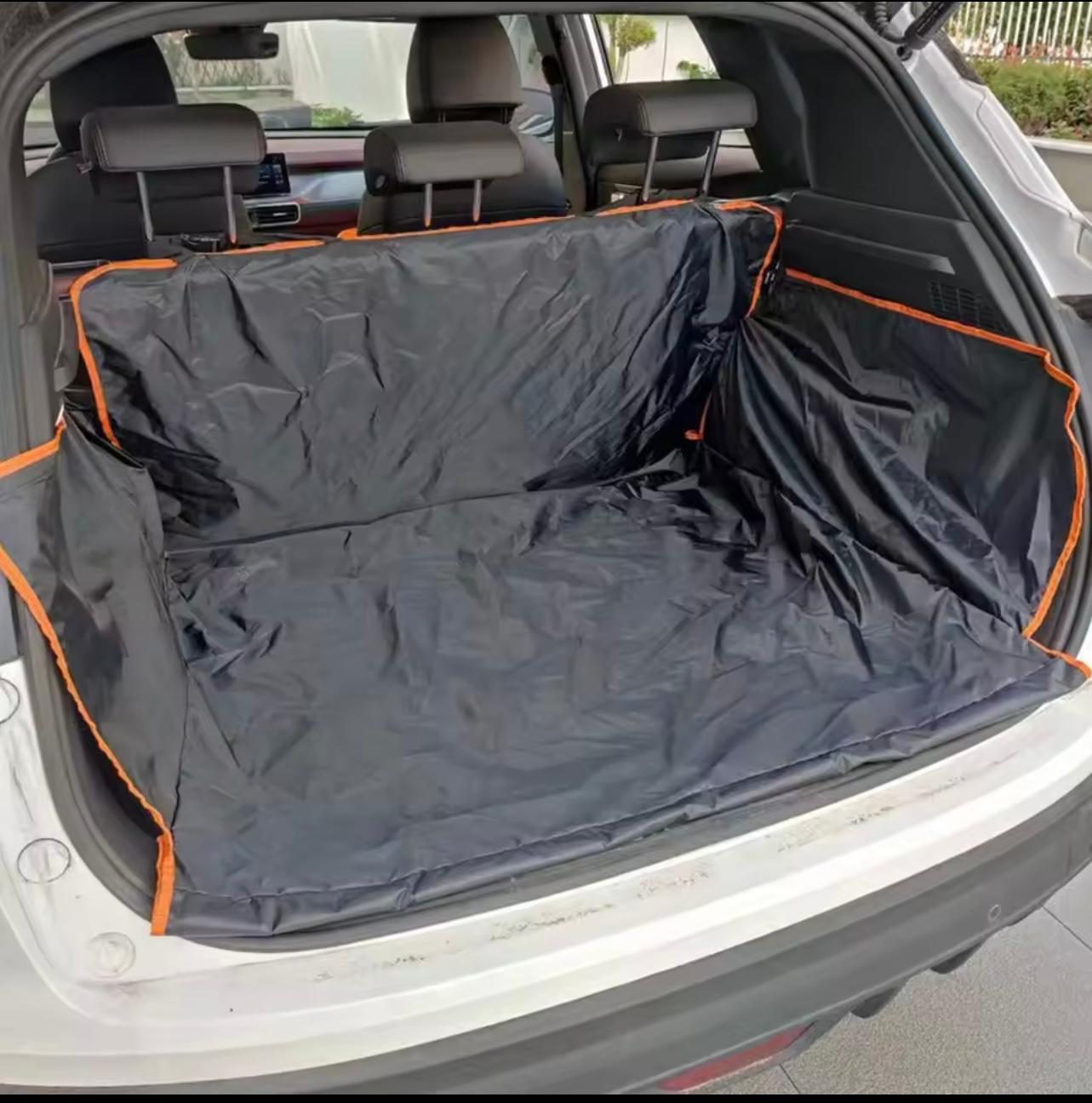 Coprisedile per auto per cani in tessuto Oxford 600D impermeabile Pet Travel Dog Carrier Tappetino per bagagliaio per auto SUV Cargo Liner per cani