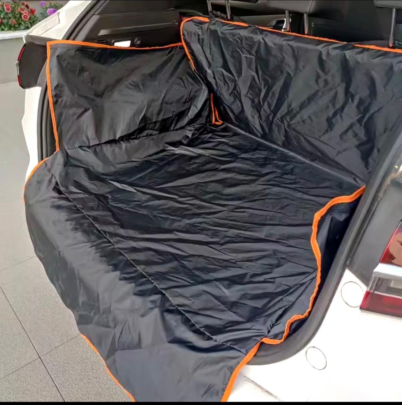 Coprisedile per auto per cani in tessuto Oxford 600D impermeabile Pet Travel Dog Carrier Tappetino per bagagliaio per auto SUV Cargo Liner per cani