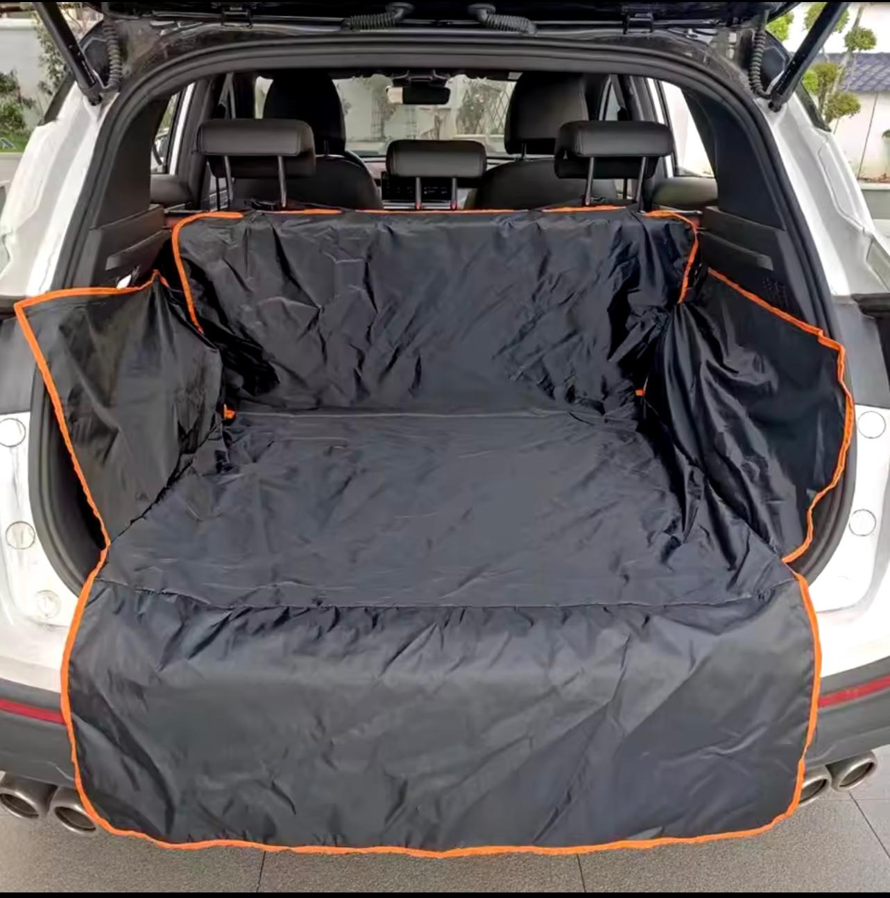 Coprisedile per auto per cani in tessuto Oxford 600D impermeabile Pet Travel Dog Carrier Tappetino per bagagliaio per auto SUV Cargo Liner per cani