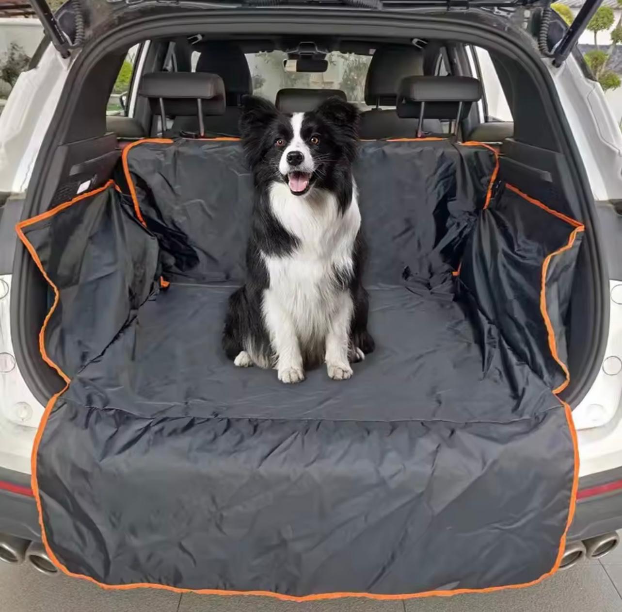 Coprisedile per auto per cani in tessuto Oxford 600D impermeabile Pet Travel Dog Carrier Tappetino per bagagliaio per auto SUV Cargo Liner per cani