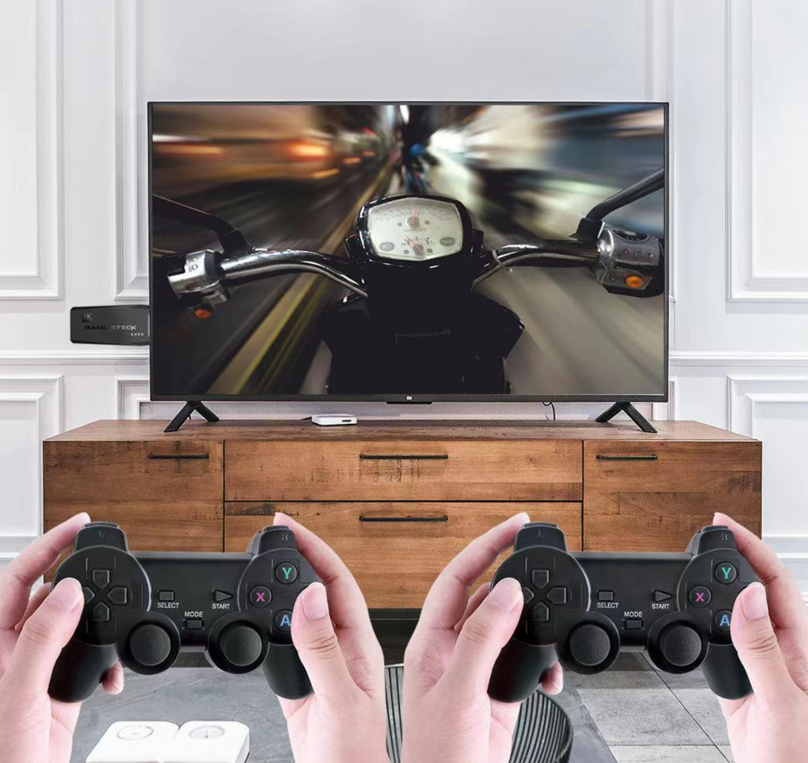 Game Stick Retrò con oltre 35000 giochi 128 Gb con 2 Joystick