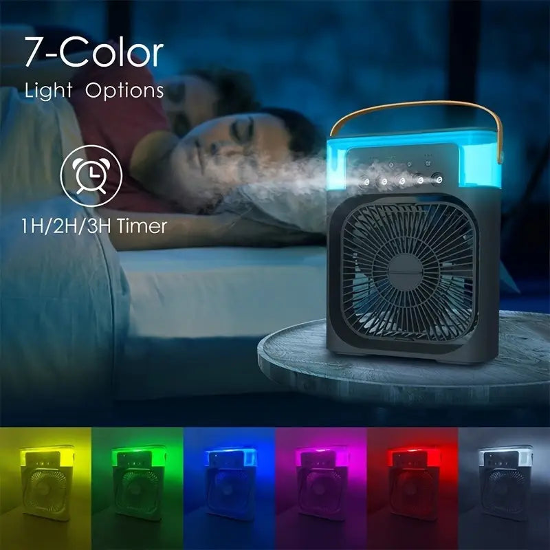 Ventilatore con USB Power, Umidistato Regolabile, Aroma Diffuser