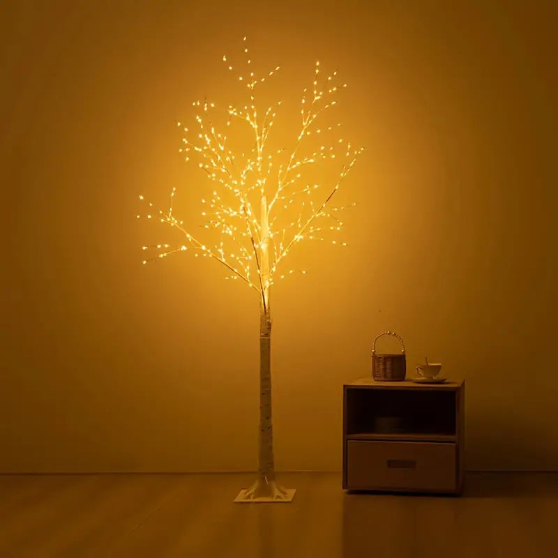 Albero di Luce LED da 150cm - Alimentato USB, Lampada Decorativa Moderna per Natale, Feste & Festival, Decorazioni Natalizie