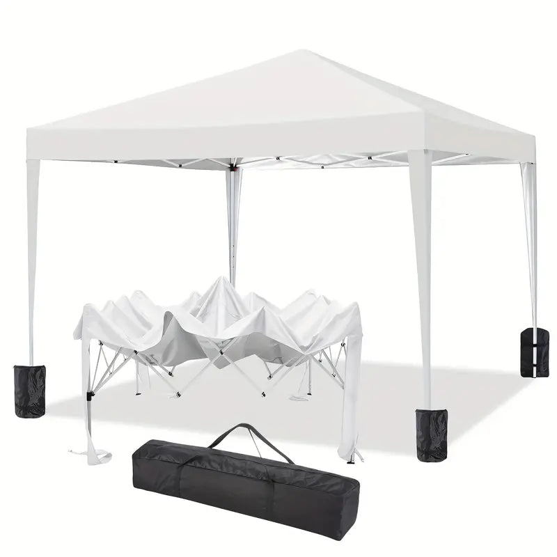 Gazebo 3x3 Verde Smontabile Richiudibile Copertura Telo per Esterno