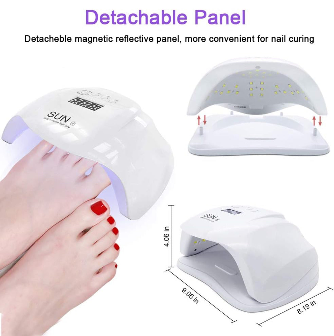 Lampada Unghie UV LED da 54W per Gel UV Lampada Unghie Professionale per Manicure e Pedicure Fornetto