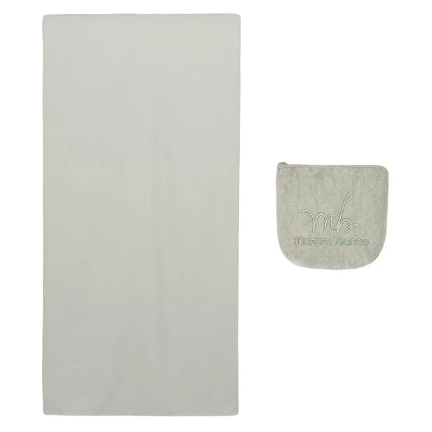 Telo in microfibra 90x170 cm con pochette in microspugna