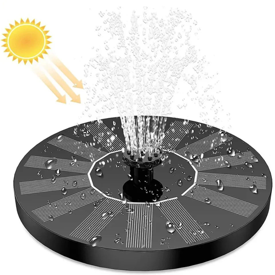 Fontana automatica con pannello solare